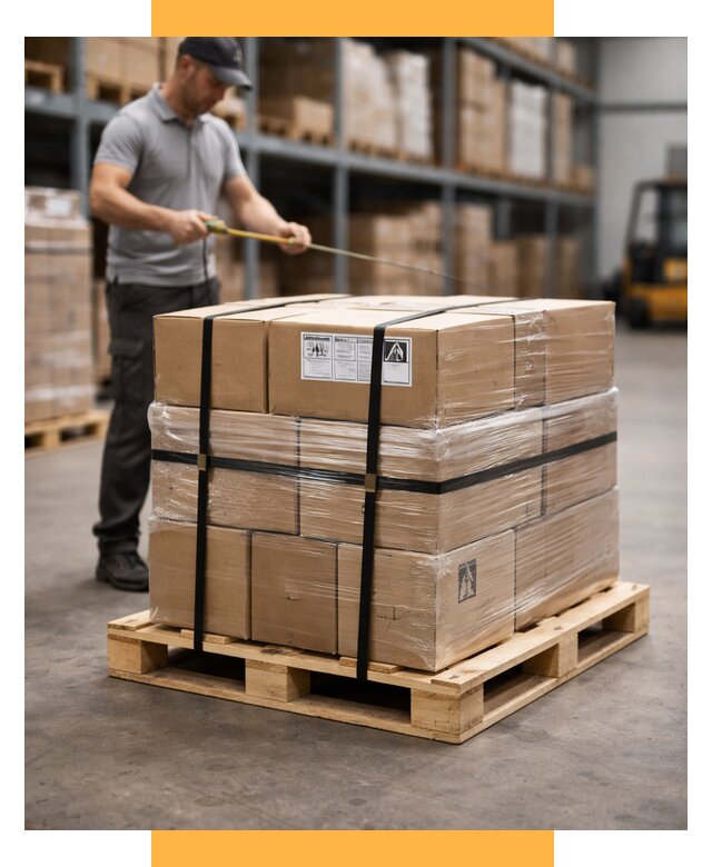 Упаковка и паллетирование грузов от 3544 р. | СетСервис-Грь