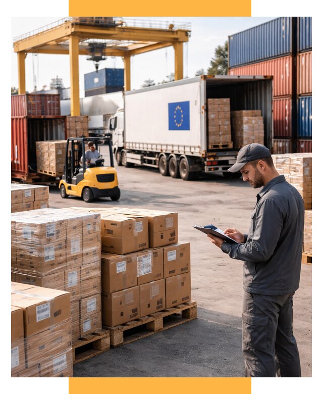 Доставка грузов из Европы от 12151 р., логистика СетСервис-Грь