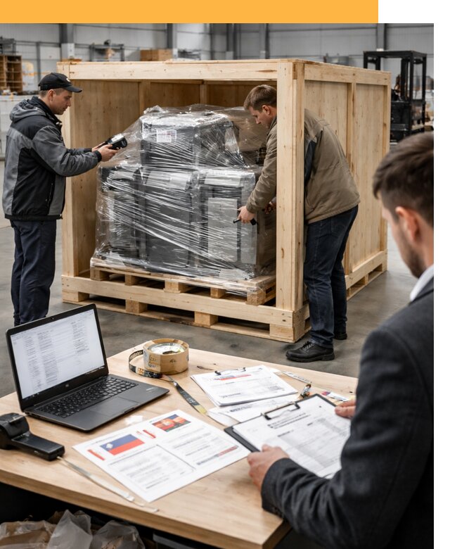 Доставка промышленного оборудования из США от 65819 руб