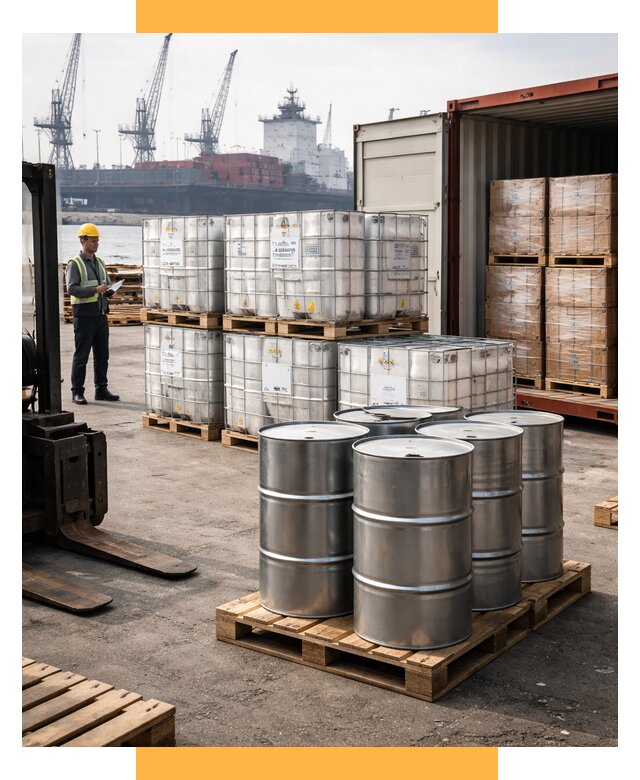 Доставка химического сырья из Индии от 253150 р. | СетСервис-Грь