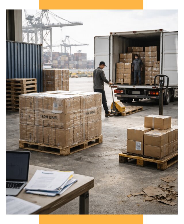 Доставка грузов из Израиля от 15189 р., логистика от СетСервис-Грь