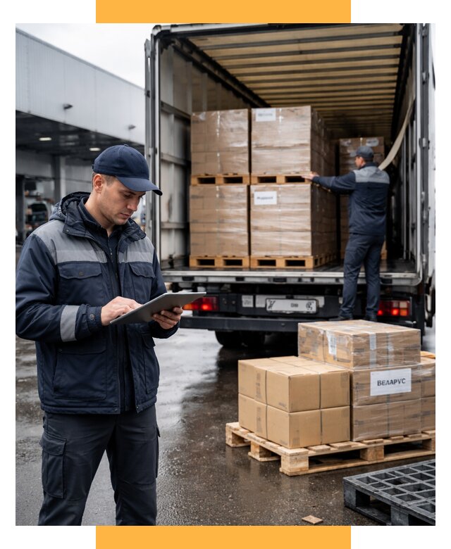Доставка грузов из Беларуси от 15189 р. логистика СетСервис-Грь