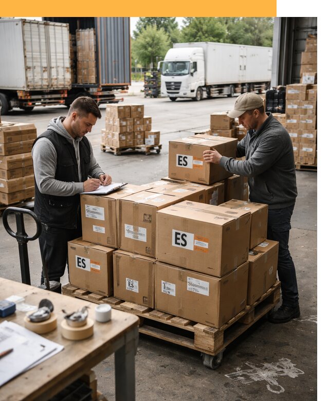 Доставка грузов в Испанию автотранспортом от 35441 руб