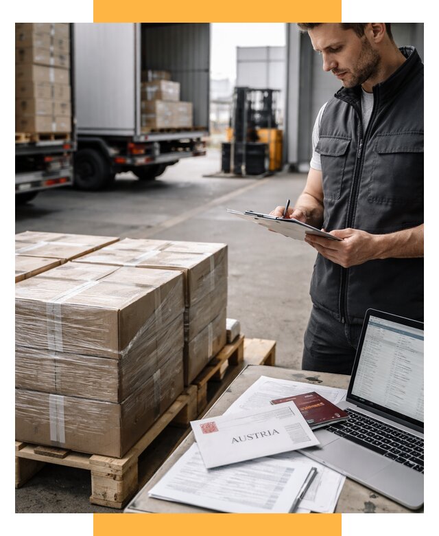 Доставка в Австрию от 65819 р. Логистика и экспорт СетСервис-Грь