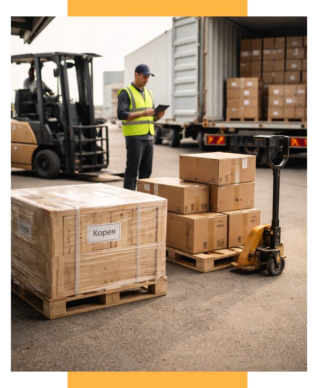 Доставка грузов в Корею из России от 35441 р. | СетСервис-Грь