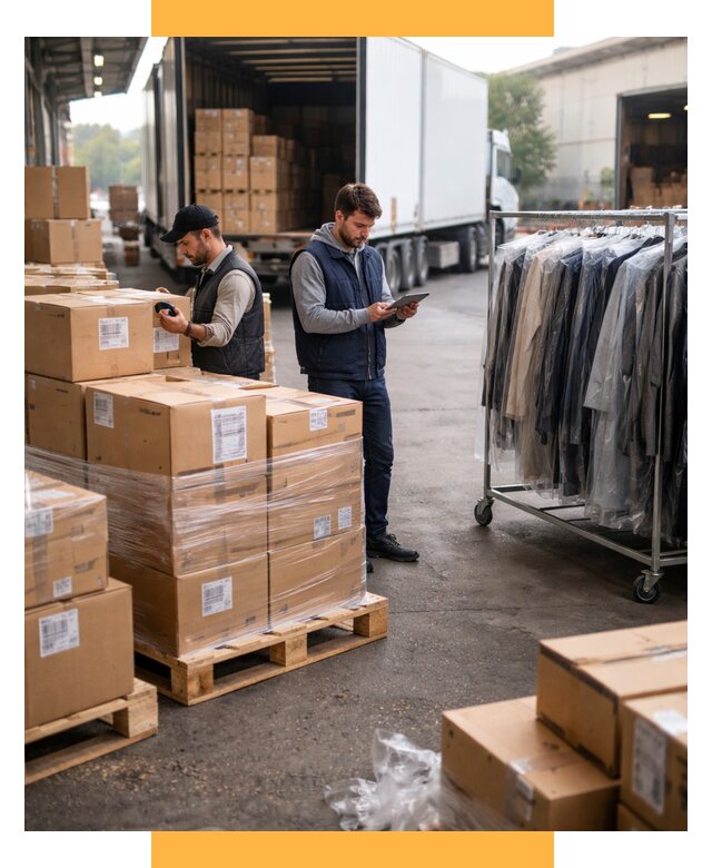 Перевозка и доставка одежды из Китая от 7595 р., СетСервис-Грь