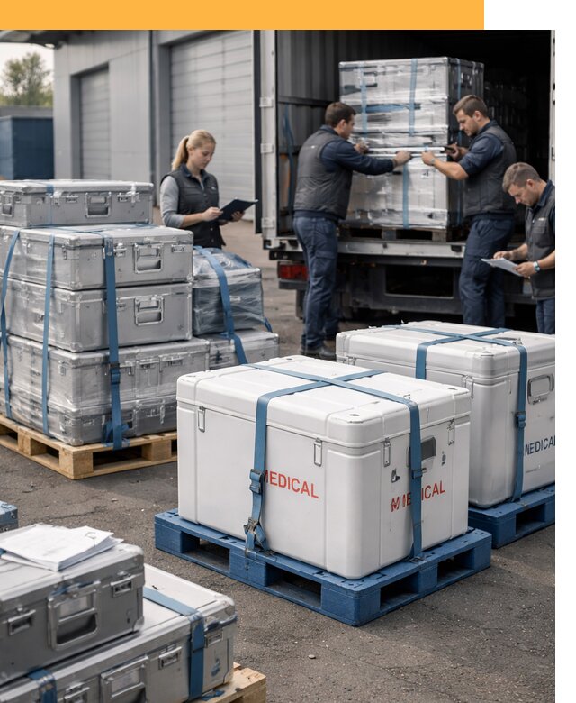 Перевозка медицинского оборудования по всему миру от 15189 руб
