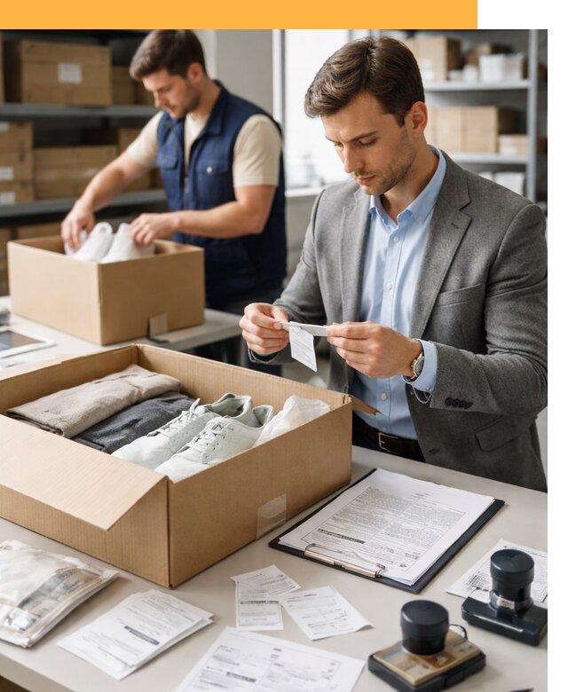 Таможенное оформление одежды и обуви по выгодной цене от 6582 руб